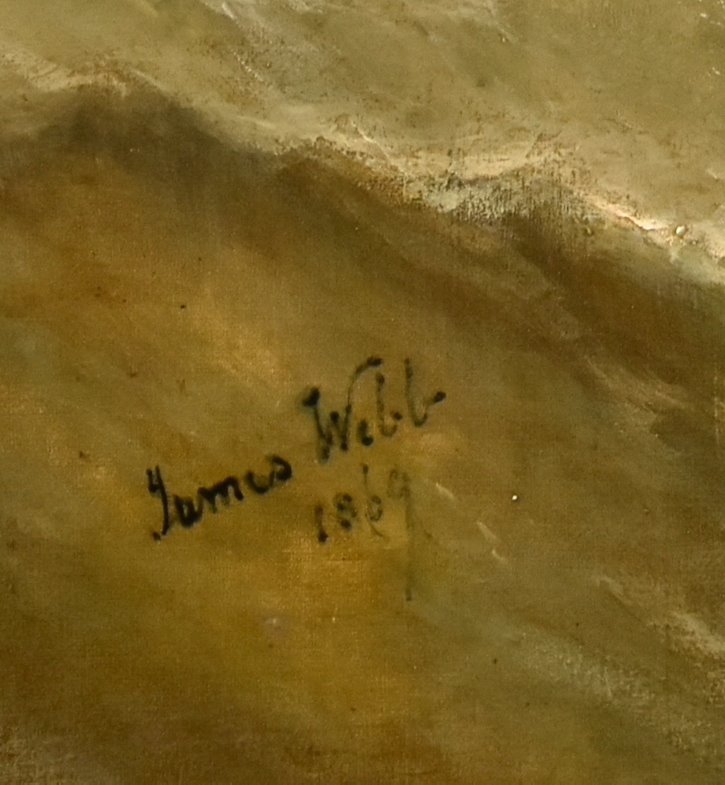 James Webb (Londra 1825–1895) - Firmato e datato